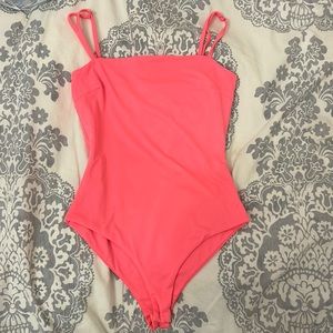 Princess Polly Neon Pink Bodysuit New Without Tag